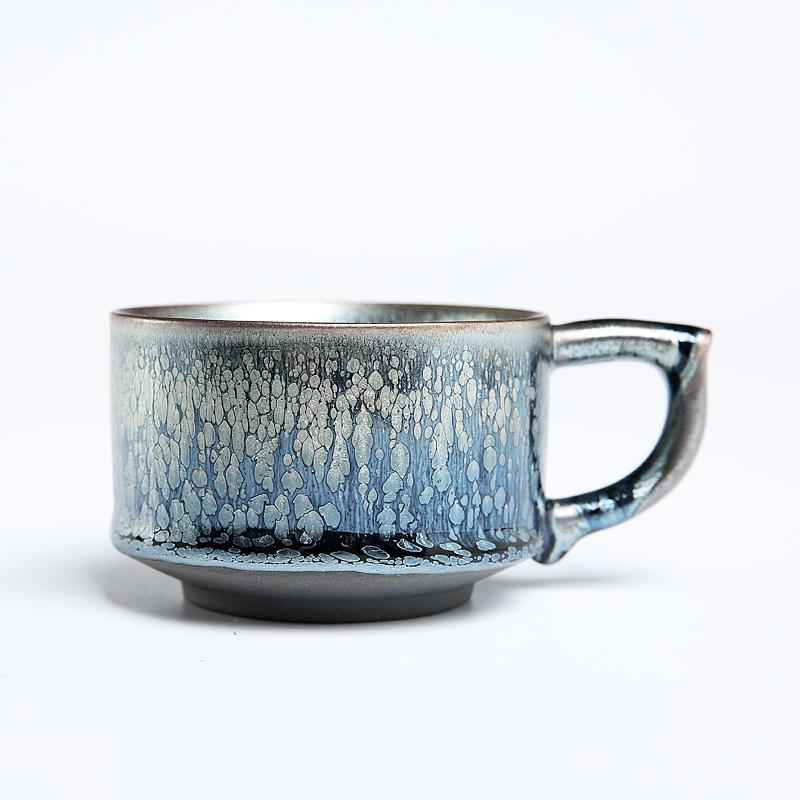 Raindrops Coffee Cup Jian Zhan- Kiln Temmoku