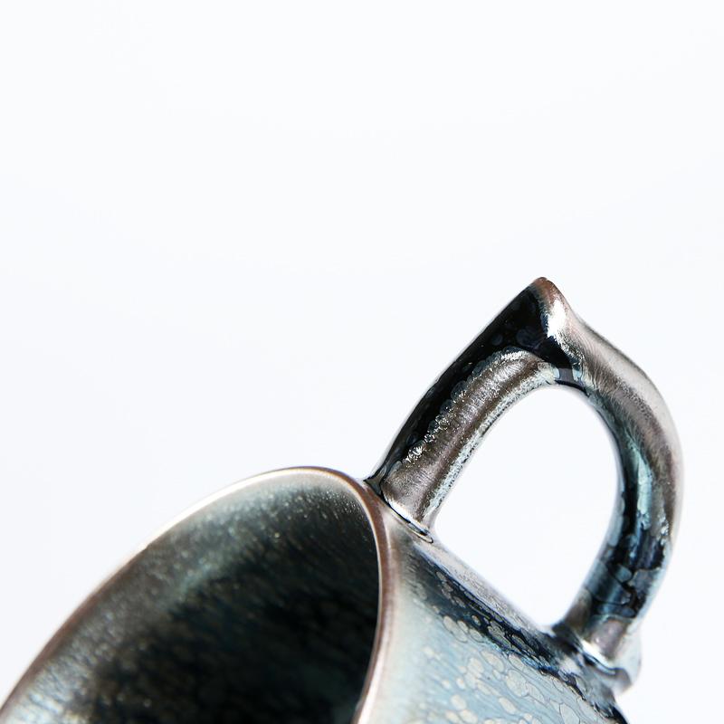 Raindrops Coffee Cup Jian Zhan- Kiln Temmoku