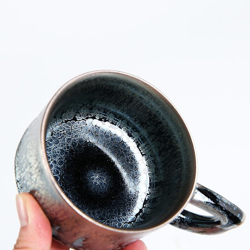 Raindrops Coffee Cup Jian Zhan- Kiln Temmoku