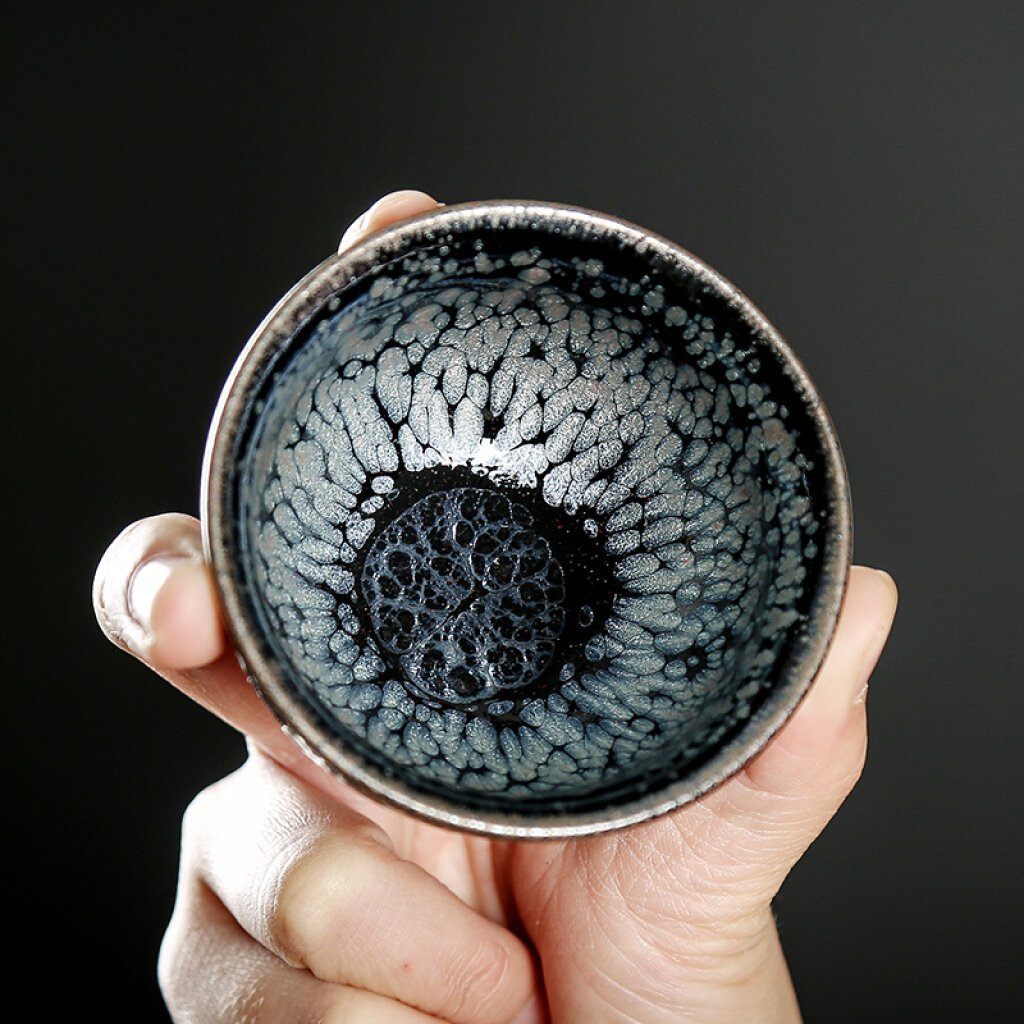 Snowflake Tea Set Jian Zhan- Kiln Temmoku