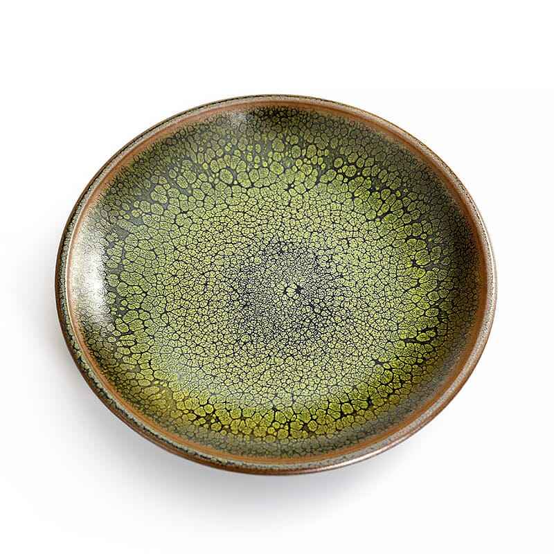 Sunflower Coffee Cup Jian Zhan- Kiln Temmoku