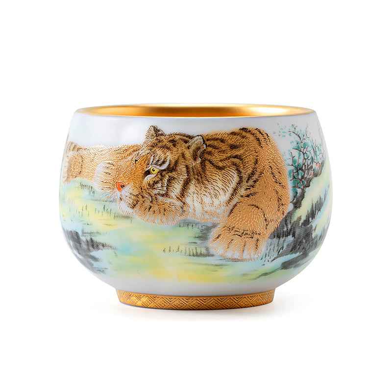 The Tiger Jian Zhan- Kiln Temmoku