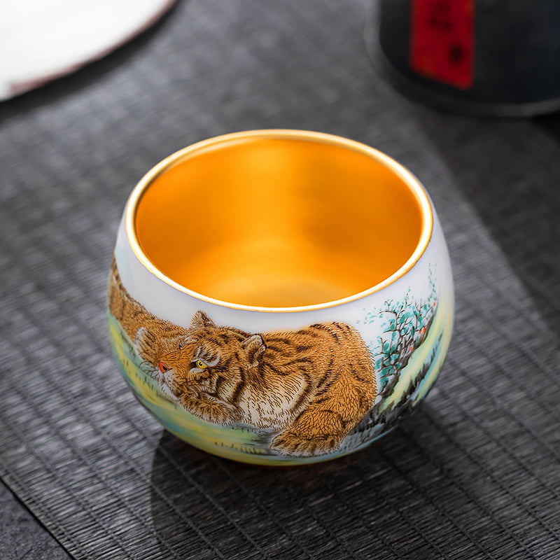 The Tiger Jian Zhan- Kiln Temmoku