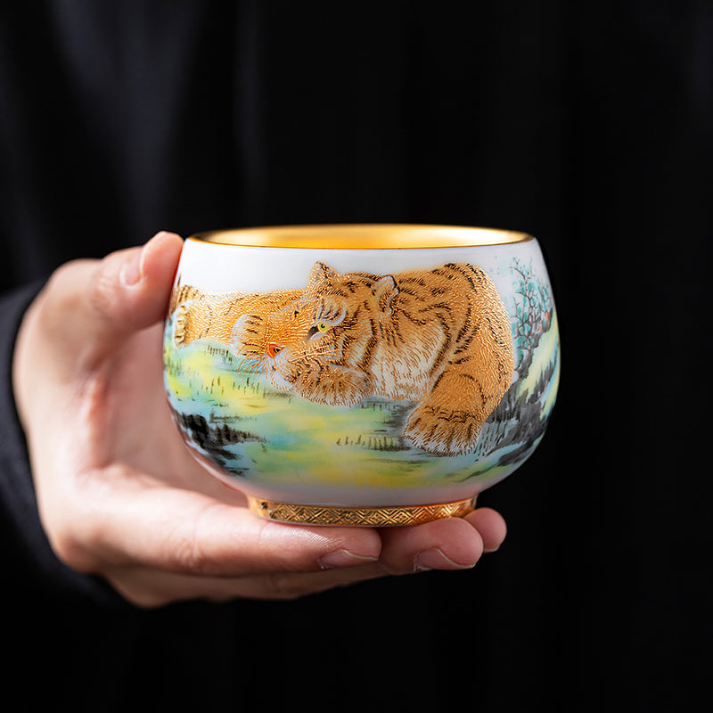 The Tiger Jian Zhan- Kiln Temmoku