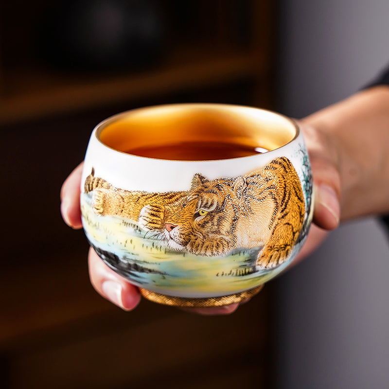 The Tiger Jian Zhan- Kiln Temmoku