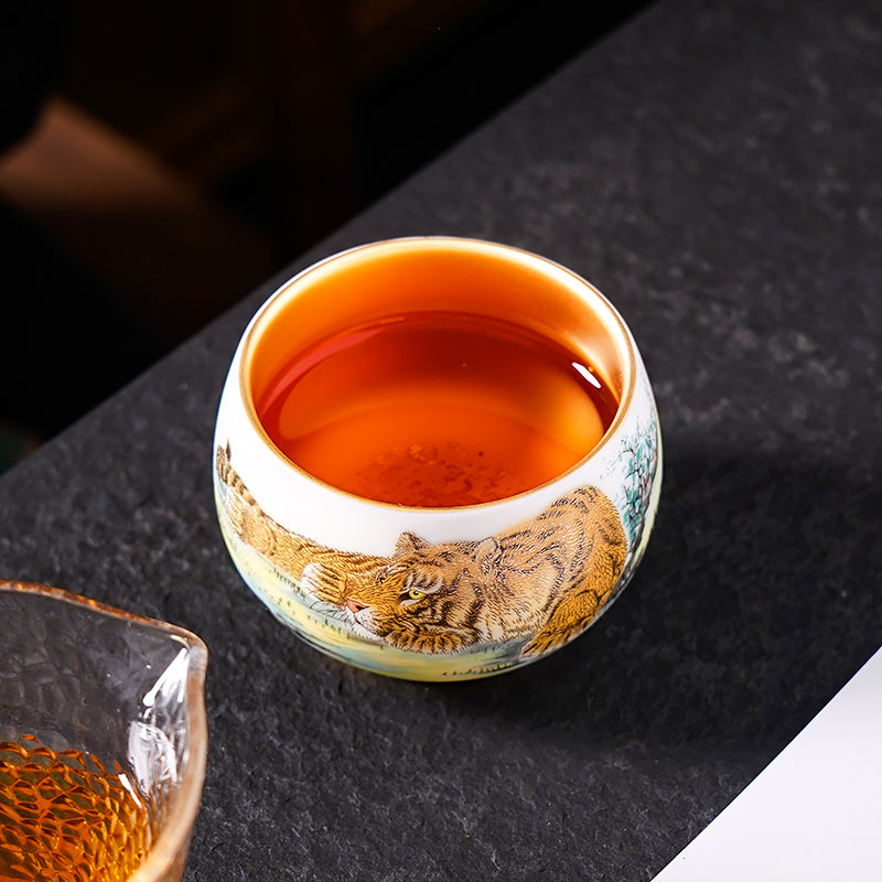 The Tiger Jian Zhan- Kiln Temmoku
