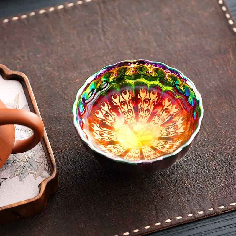 Vivid (No Peacock) Jian Zhan- Kiln Temmoku