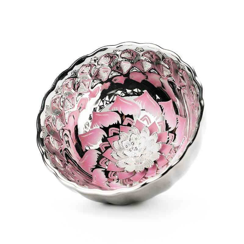 Vivid Lotus Jian Zhan- Kiln Temmoku