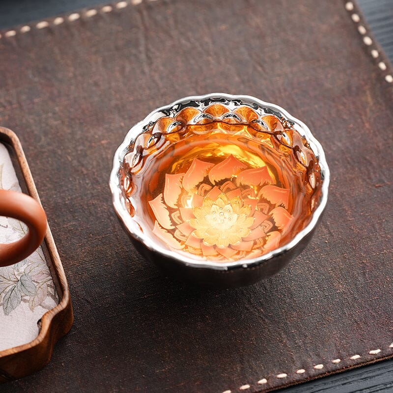 Vivid Lotus Jian Zhan- Kiln Temmoku