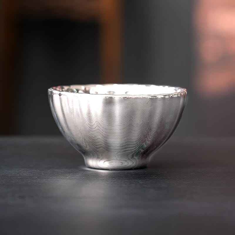 Vivid Silver Jian Zhan- Kiln Temmoku