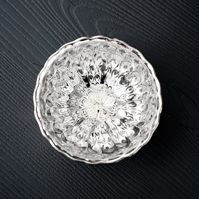Vivid Silver Jian Zhan- Kiln Temmoku