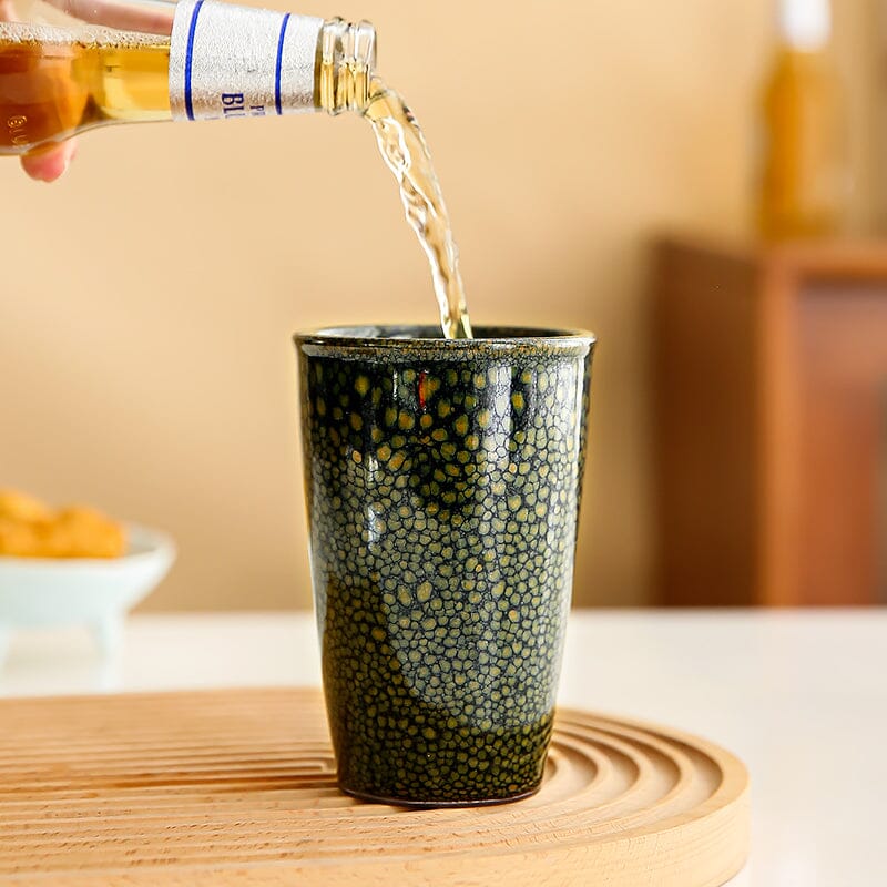 Wood Jian Zhan- Kiln Temmoku