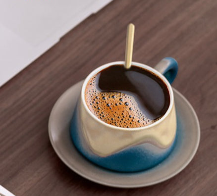 Coastal Dune Matte Coffee Cup -jian zhan Kiln Temmoku  glaze