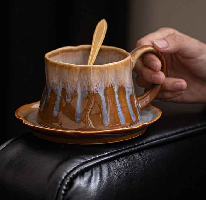 Caramel Gilded Coffee Cup