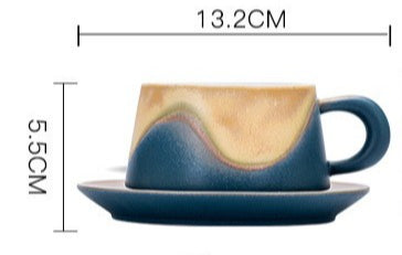 Coastal Dune Matte Coffee Cup -jian zhan Kiln Temmoku  glaze