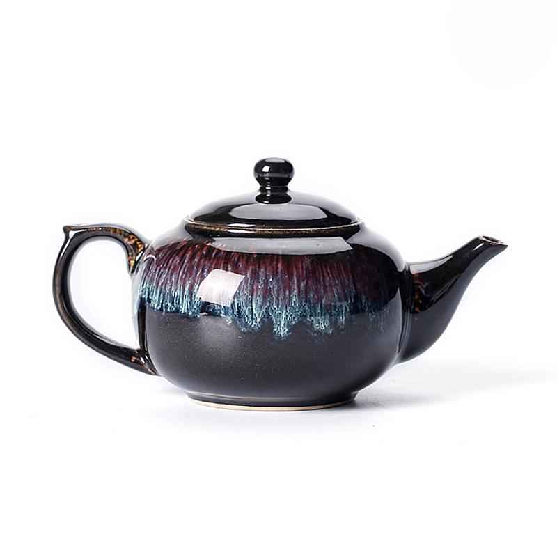 Galaxy Teapot Jian Zhan- Kiln Temmoku