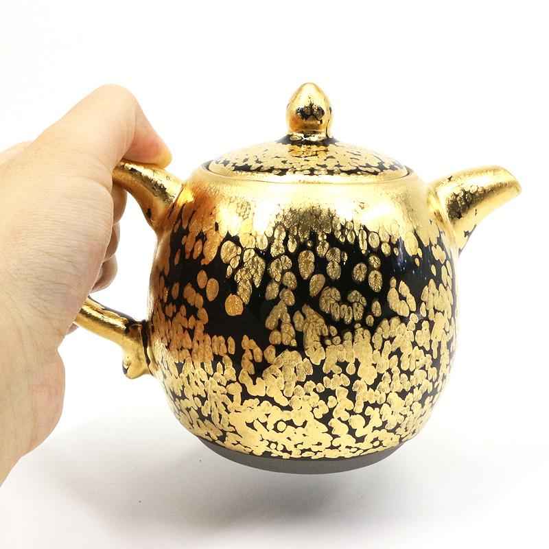 Gold Teapot Jian Zhan- Kiln Temmoku
