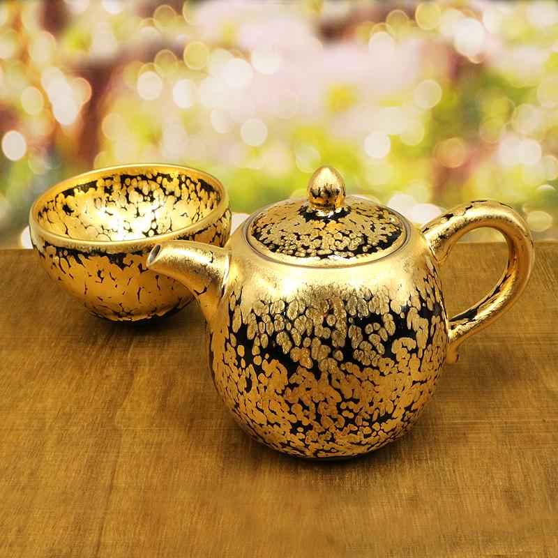 Gold Teapot Jian Zhan- Kiln Temmoku