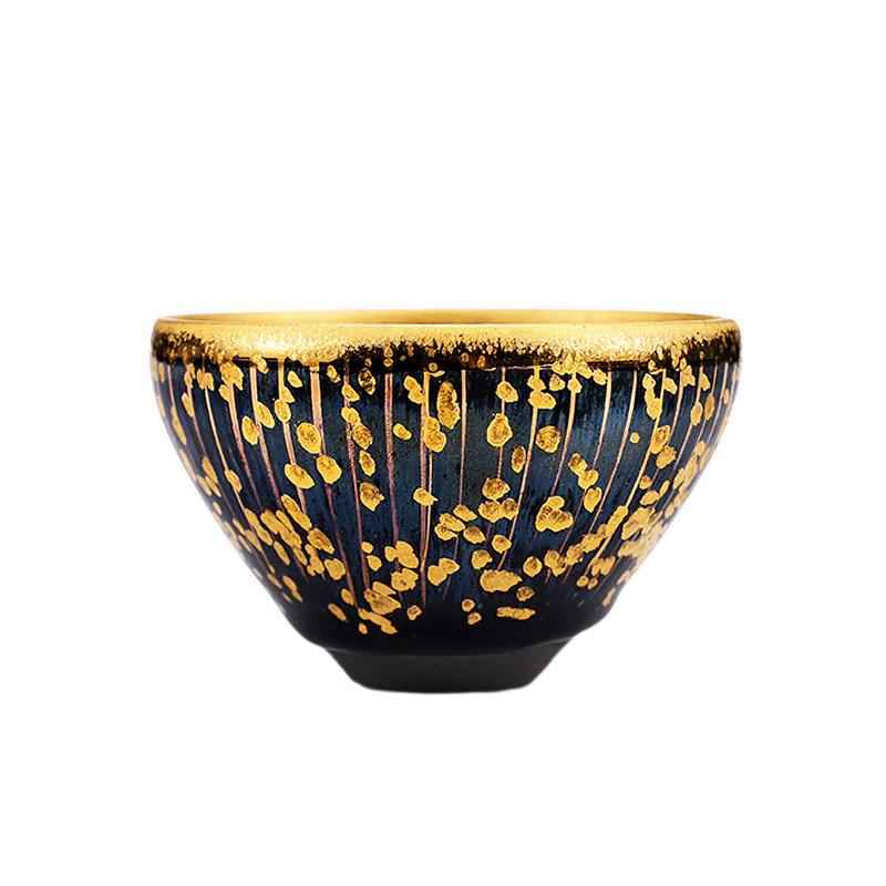 Golden Drops Jian Zhan- Kiln Temmoku