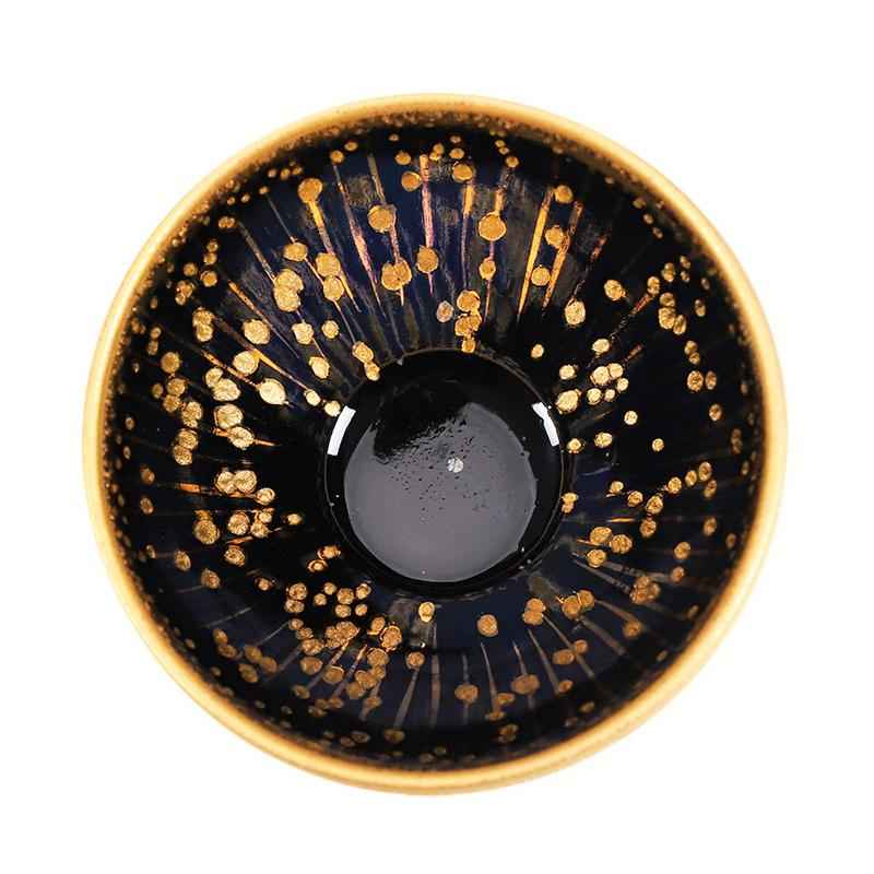 Golden Drops Jian Zhan- Kiln Temmoku
