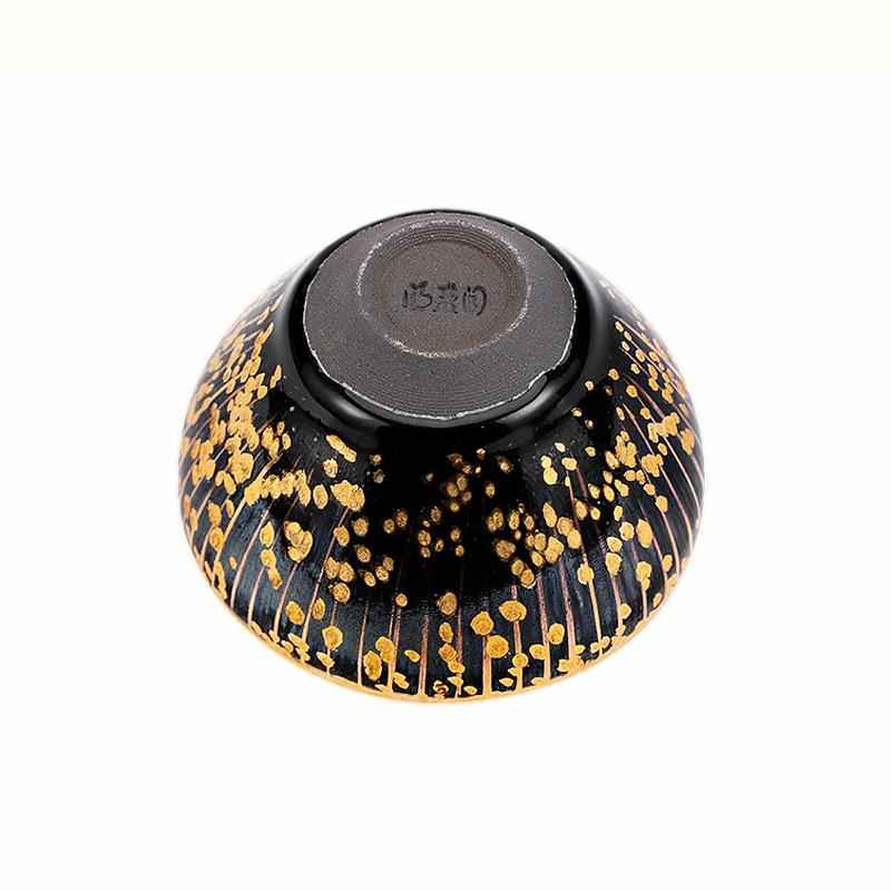 Golden Drops Jian Zhan- Kiln Temmoku