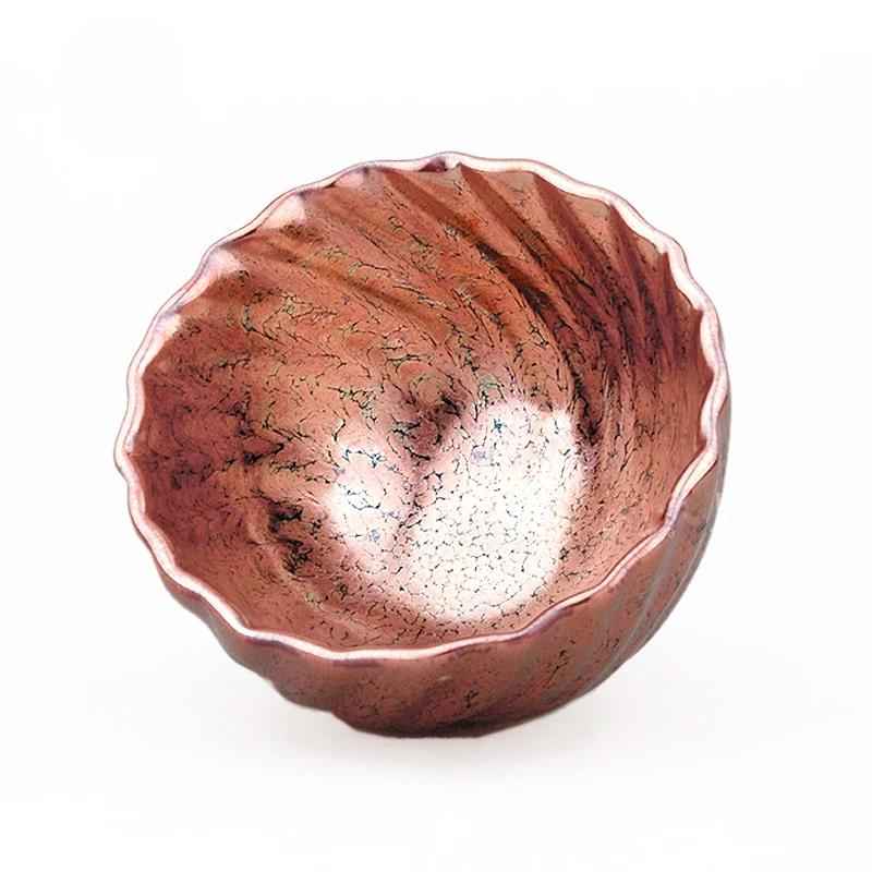 Rose Gold Jian Zhan- Kiln Temmoku