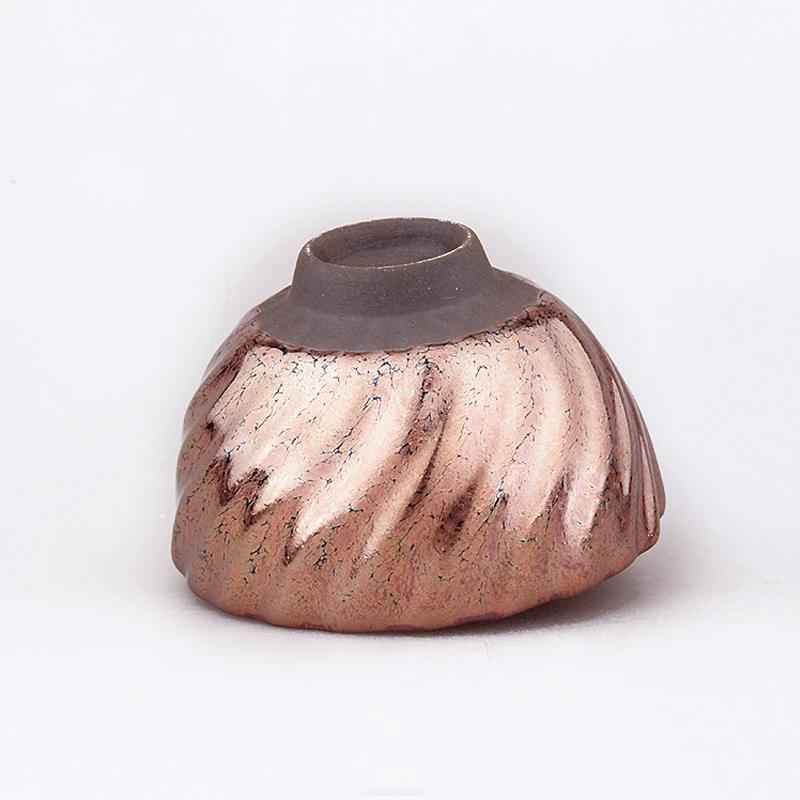Rose Gold Jian Zhan- Kiln Temmoku