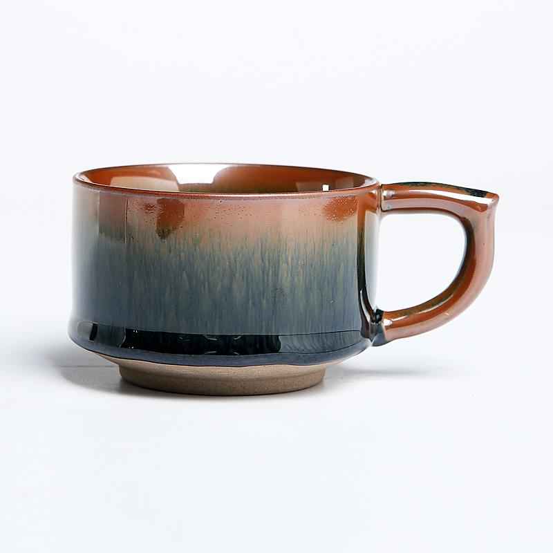 Palm Coffee Cup Jian Zhan- Kiln Temmoku