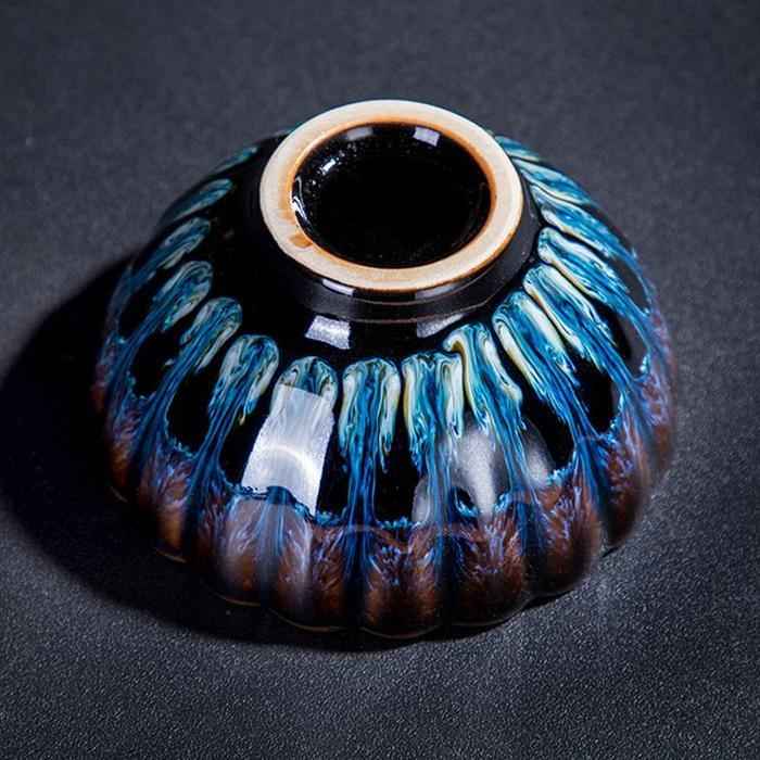 Golden Peacock Jian Zhan- Kiln Temmoku