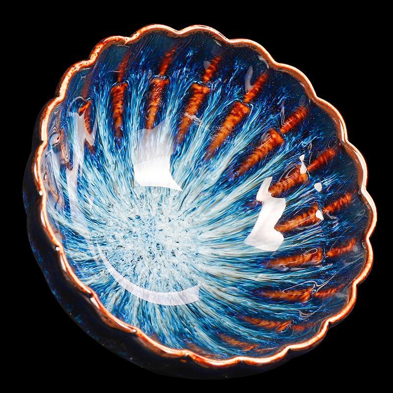 Golden Peacock Jian Zhan- Kiln Temmoku