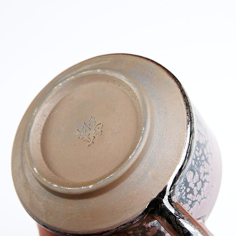 Succulent Coffee Cup Jian Zhan- Kiln Temmoku