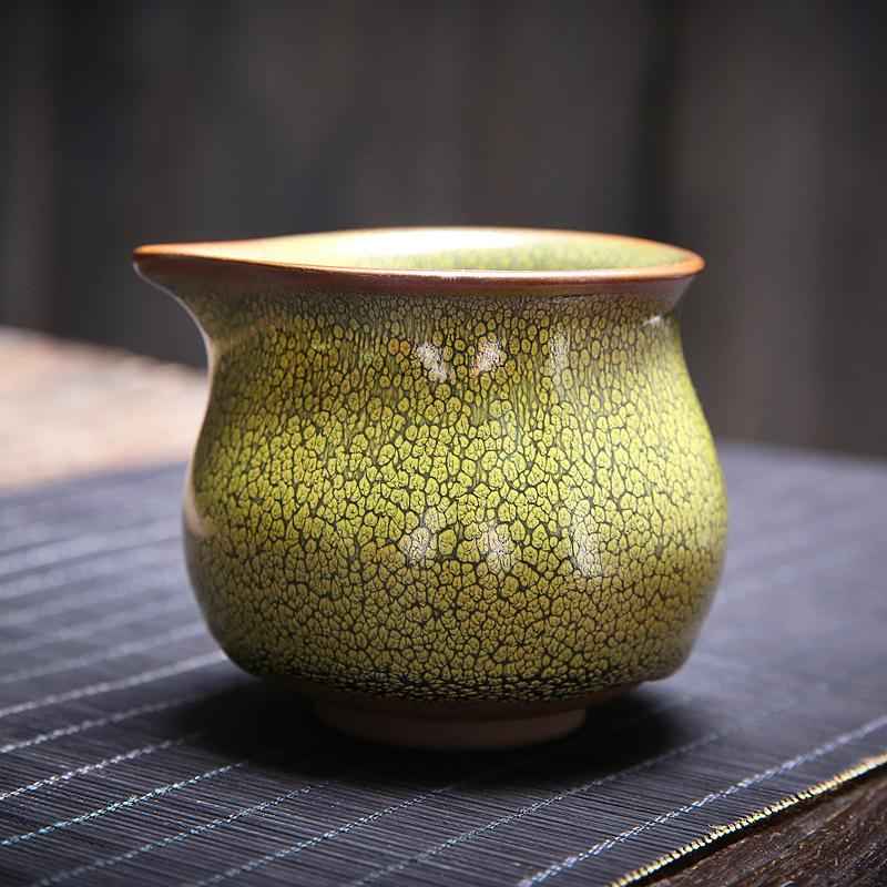 Sunflower Tea Set Jian Zhan- Kiln Temmoku