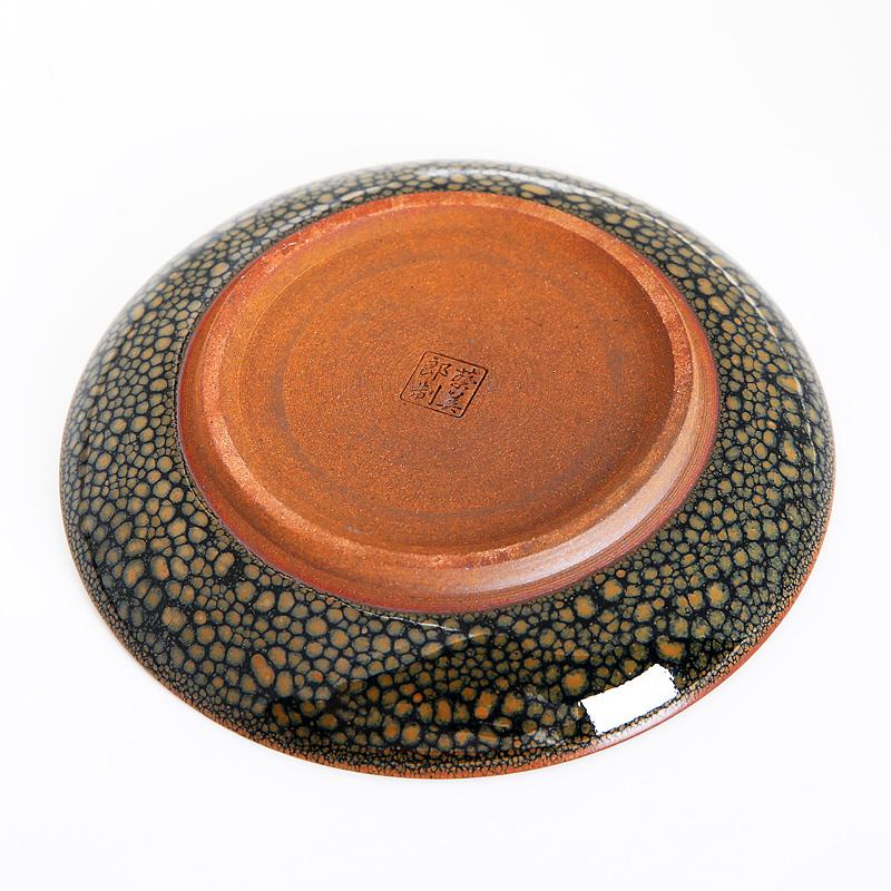 Wood Coffee Cup Jian Zhan- Kiln Temmoku